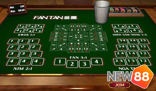 Các cửa đặt cược phổ biến trong game bài Fantan 